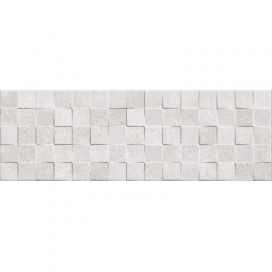 Cartago Decorado Cubik Gris 25×75  Ανάγλυφο διακοσμητικό πλακάκι γκ